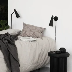 Precise wandlamp - mat zwart