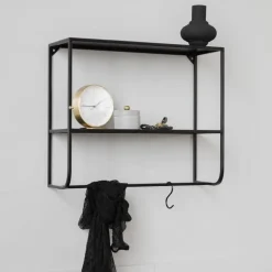 Prove wandplank zwart metaal