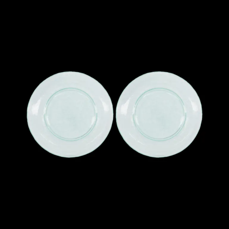 Rain borden groen/blauw Ø27cm set van 6 stuks - 262680001