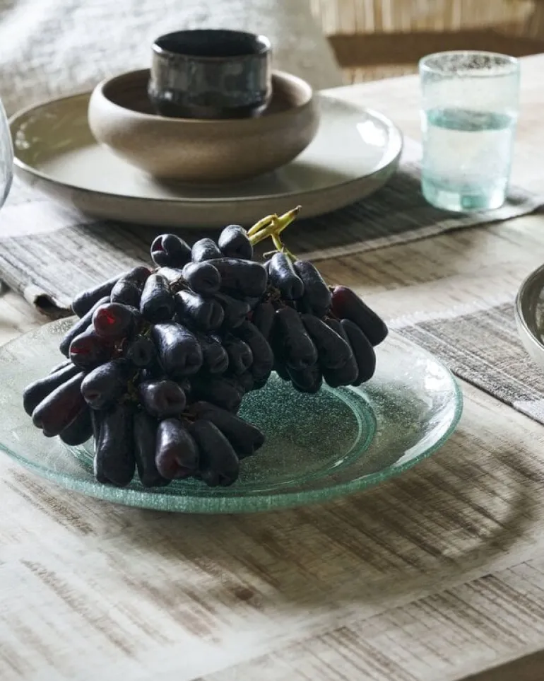 Rain borden groen/blauw Ø27cm set van 6 stuks - 262680001