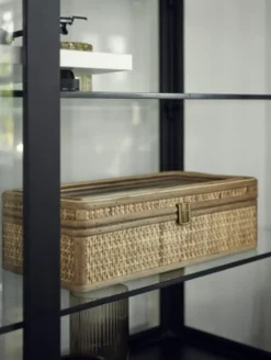 Rattan juwelendoos - naturel