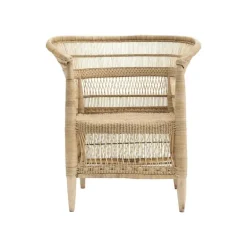 Rika stoel met armleuning - naturel