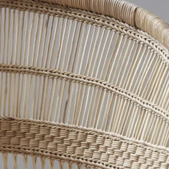 Rika stoel met armleuning - naturel