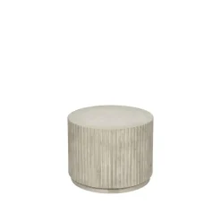 Rillo podium Ø56x42cm antiek beige - 14469068