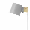 Rise wandlamp grijs