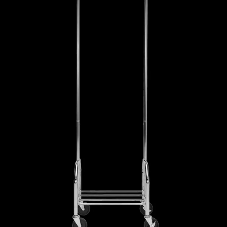 Robe kledingrek zilver 60x36x160cm - 900000720