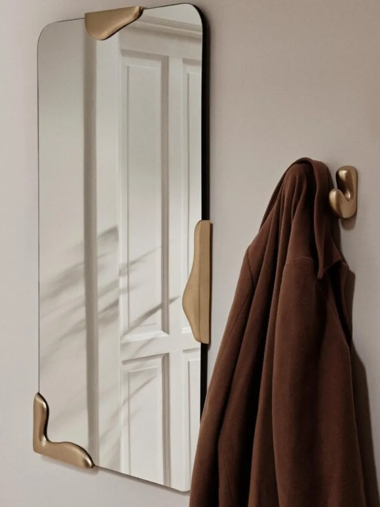 Roberta spiegel messing L - 71177706