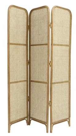 Rotan kamerscherm met webbing