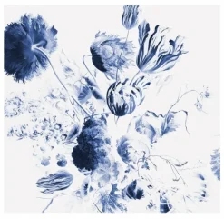 Royal Blue Flowers II bloemen behang