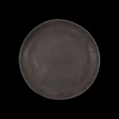 Rustic dinerborden donkergrijs set van 6 stuks - 206262500