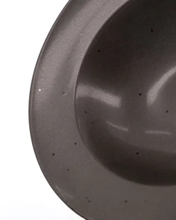 Rustic pasta borden donkergrijs set van 6 stuks - 206261021