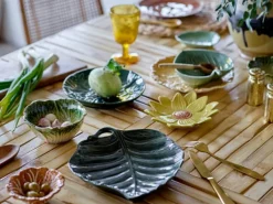 Savanna bord Ø21xH2,5 cm - set van 4 stuks