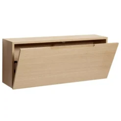 Schoenenkast eikenhout - naturel