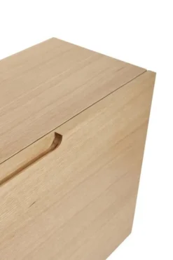 Schoenenkast eikenhout - naturel