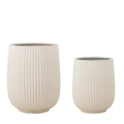 Selva bloempoten wit set van 2 stuks - 82064806