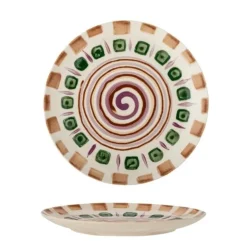 Shama borden groen Ø20,5cm set van 6 stuks - 82060433