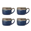 Sheen mokken blauw set van 4 stuks - 82072527