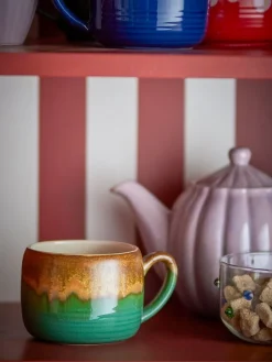 Sheen mokken groen set van 4 stuks - 82072525