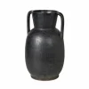 Simi vaas - antiek grijs/zwart