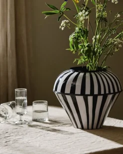 Sipura vaas zwart/wit - 8840