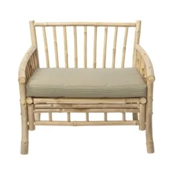 Sole loungestoel naturel bamboe