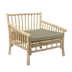 Sole loungestoel naturel bamboe