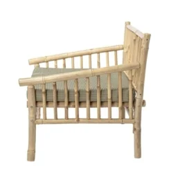 Sole loungestoel naturel bamboe