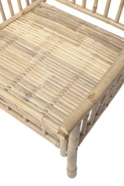 Sole loungestoel naturel bamboe