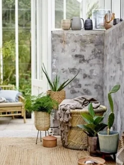 Sole loungestoel naturel bamboe