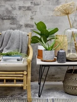 Sole loungestoel naturel bamboe