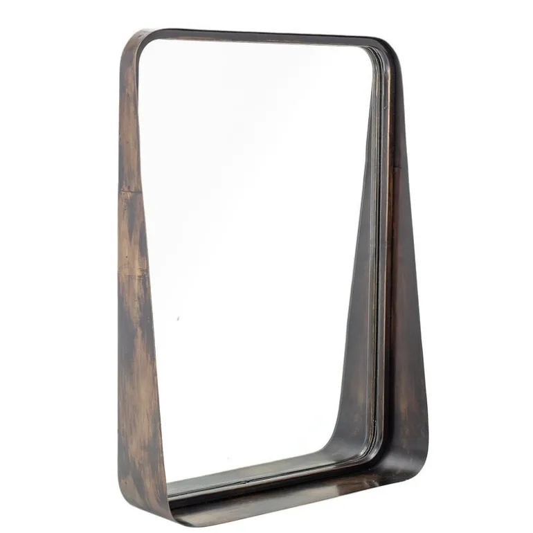 Spiegel metaal - zwart