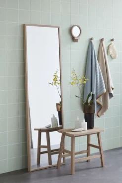 Staande spiegel eiken