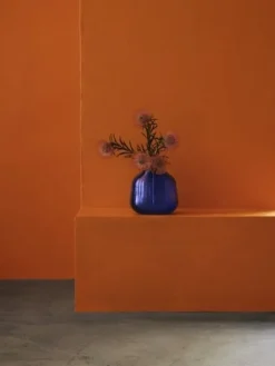 Step vaas hoogte 23cm blauw - 102084