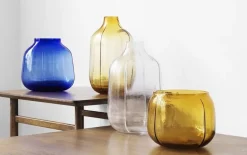 Step vaas hoogte 23cm blauw - 102084