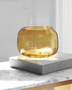 Step vaas hoogte 16cm bruin - 102083