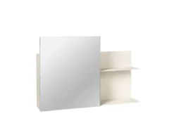 Svante wandplank met spiegel - rainy day