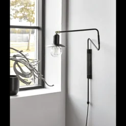 Swing wandlamp zwart - 203660215