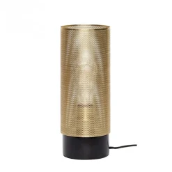 Tafellamp - messing/zwart