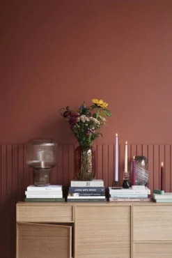 Tafellamp glas - smoked