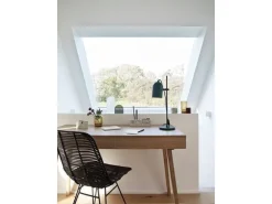 Tafellamp groen metaal