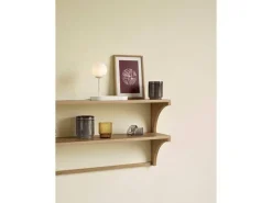 Tafellamp wit metaal met lichtbol