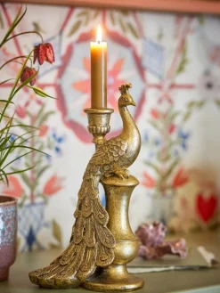 Tausi kandelaar goud - 82072102