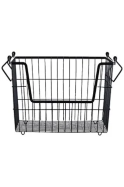 TAW set van 6 manden ijzer zwart