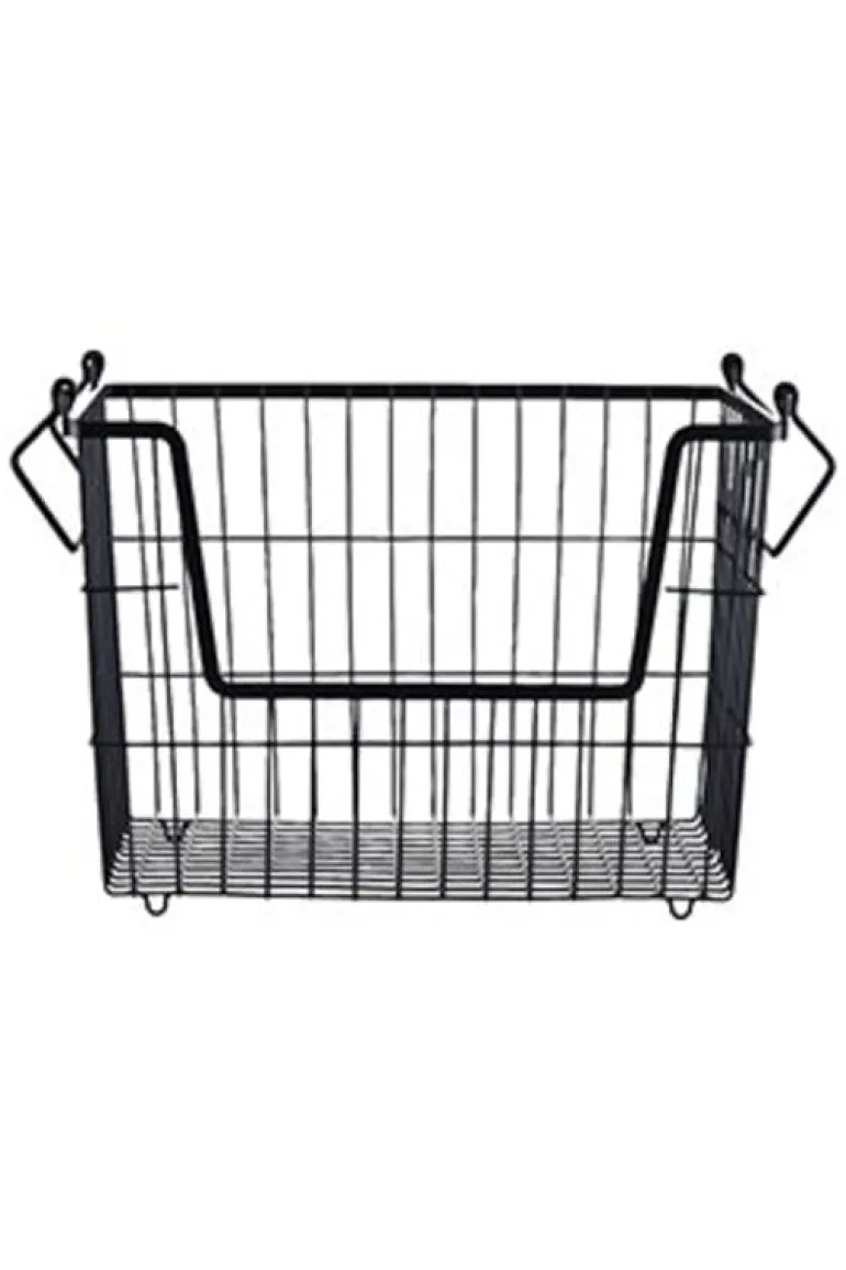 TAW set van 6 manden ijzer zwart