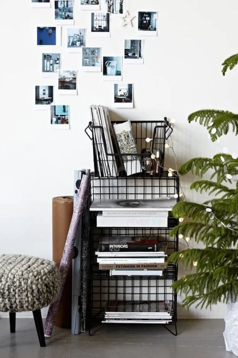 TAW set van 6 manden ijzer zwart