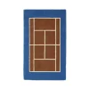 Tennis vloerkleed blauw - M107630