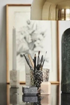 Tepin drinkglazen bruin/groen - set van 6 stuks