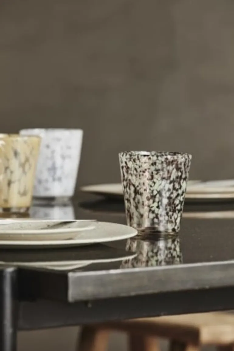 Tepin drinkglazen wit - set van 6 stuks