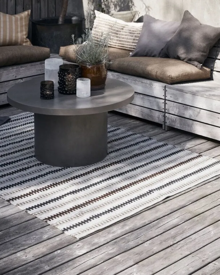 Terra vloerkleed lichtgrijs 200x140cm - 205085000