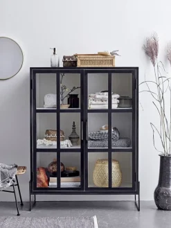 Terracotta vaas - zwart